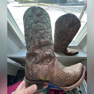 Corral Sparkle Cowboy Boots Size 7.5